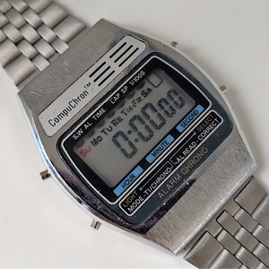 Vintage COMPUCHRON ALARM CHRONO Men's Watch - New Old Stock - Etsy