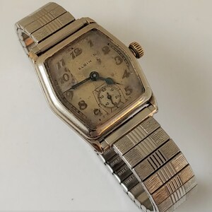 1928 Art Deco Elgin Size 4/0s Men's Watch image 2