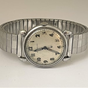 Vintage  Military Wittnauer Manual Wind Men&#39;s Watch Cal 11D