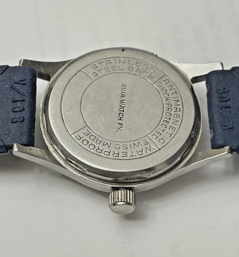 Vintage Schweizer Avia - BYRON Mechanische Herrenuhr Bild 7