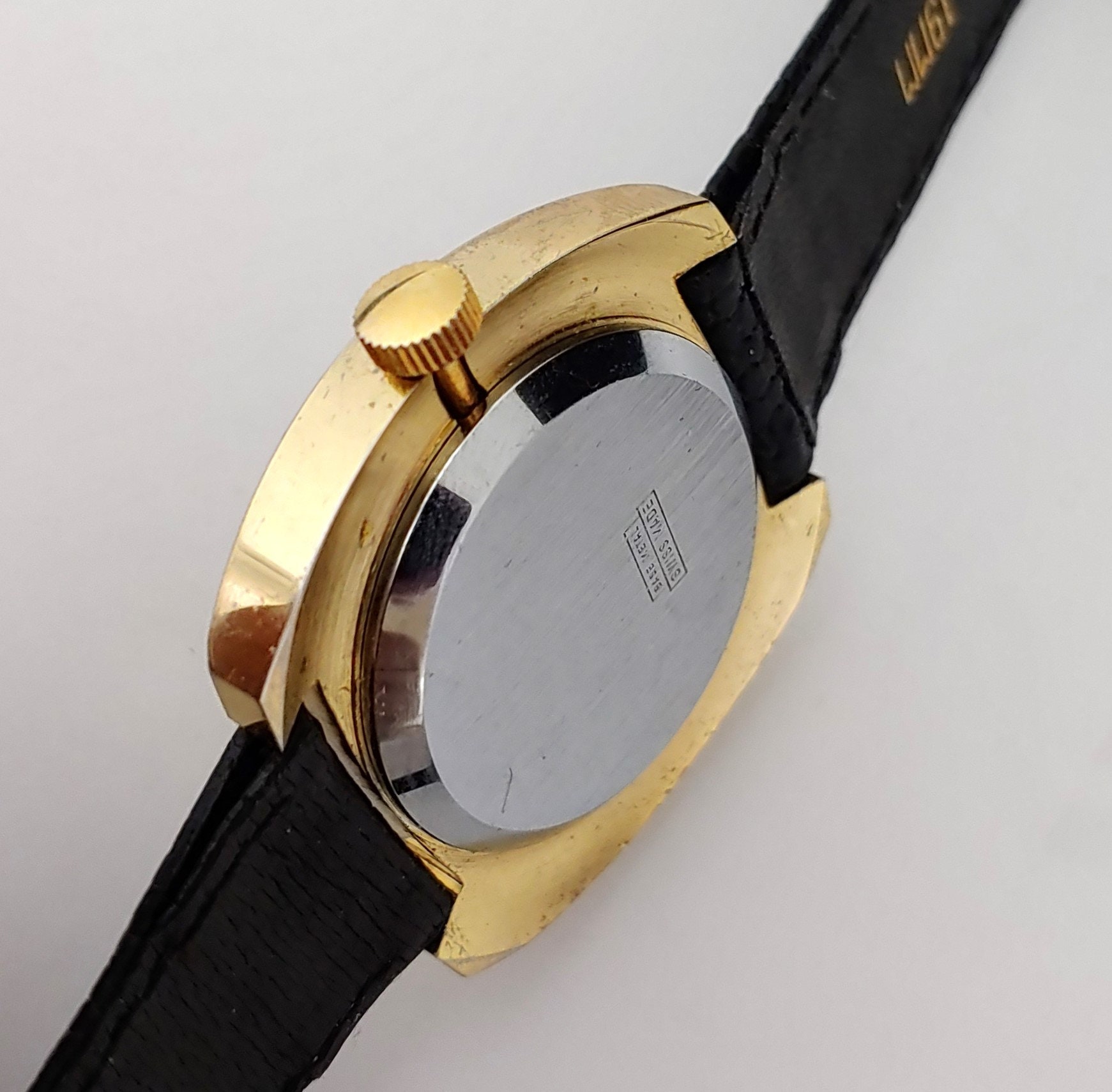 Vintage 1970s Lucerne Jump Hour Men's Watch Swiss Made Vintage 1970s Lucerne Jump Hour Men's Watch Swiss Made