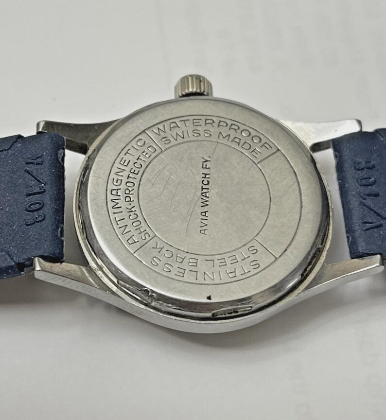 Vintage Schweizer Avia - BYRON Mechanische Herrenuhr Bild 8