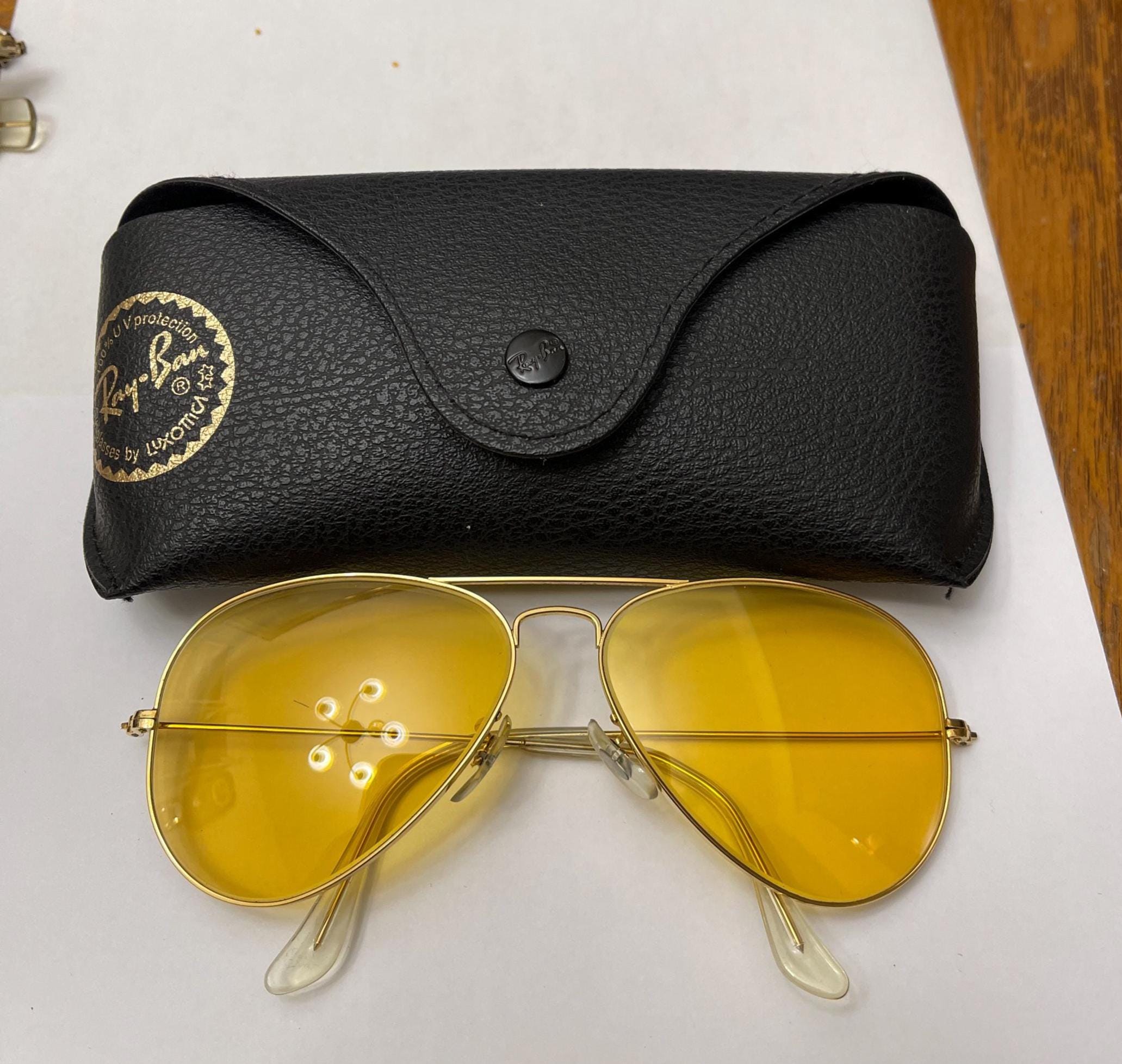 Vintage Ray Ban Aviator Sunglasses - Etsy