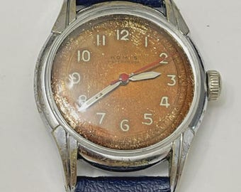Vintage Swiss-Made Homis 17 Jewels Manual Men's Watch