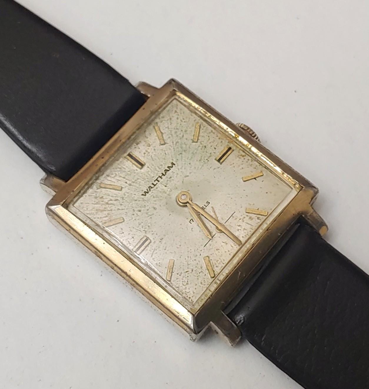 1960年代のヴィンテージ ウォルサム 17石 手巻き メンズ腕時計 - Etsy 日本
