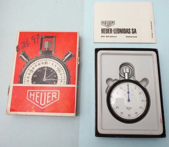 Excellent Condition Vintage Heuer Swiss Made STOP… - image 5
