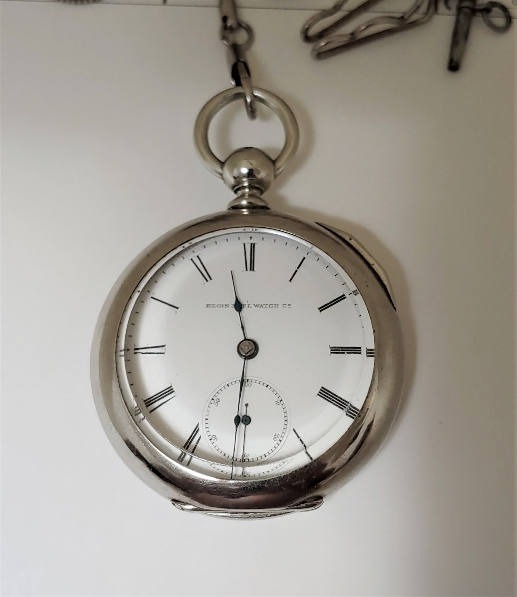 Antique 1887 Elgin Size 18s Pocket Watch KEY WIND - Etsy