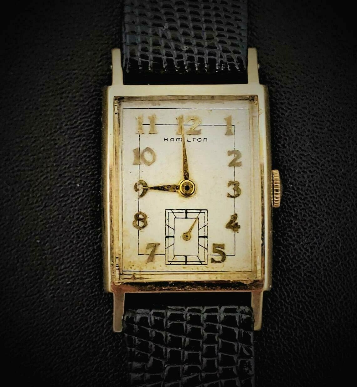 Hamilton Brockton 10K Solid Gold Watch