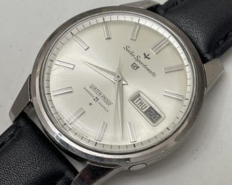SEIKO WATER PROOF 腕時計 Amazon | メンズ腕時計 四角 レザー セイコー時計 防水