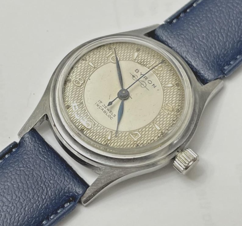 Vintage Schweizer Avia - BYRON Mechanische Herrenuhr Bild 6