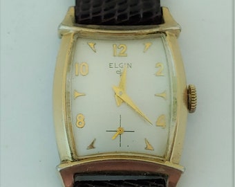 Vintage 1930's Elgin Durapower Manual Wind Men's Watch