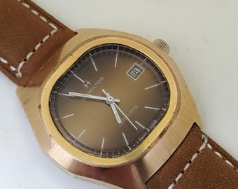 ヴィンテージ 1960 年代 ハミルトン 10KGF 35 mm 17 ジュエル 自動巻き 