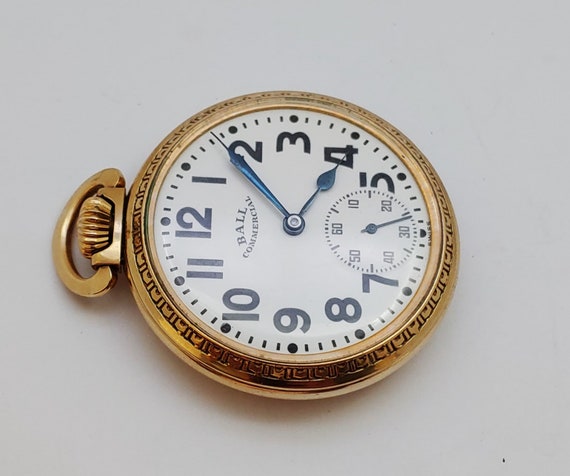 Vintage 1950 s Ball Commercial Grade 435 Size 16s Pocket Watch Etsy Finland