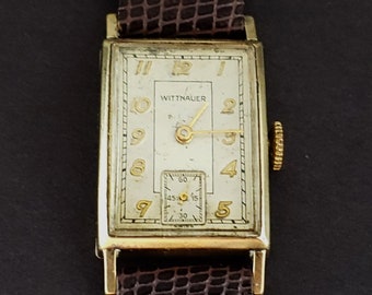 Vintage Wittnauer Sub Sec manuell herrklocka