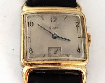 montre Elgin pour homme à remontage manuel vintage des années 40