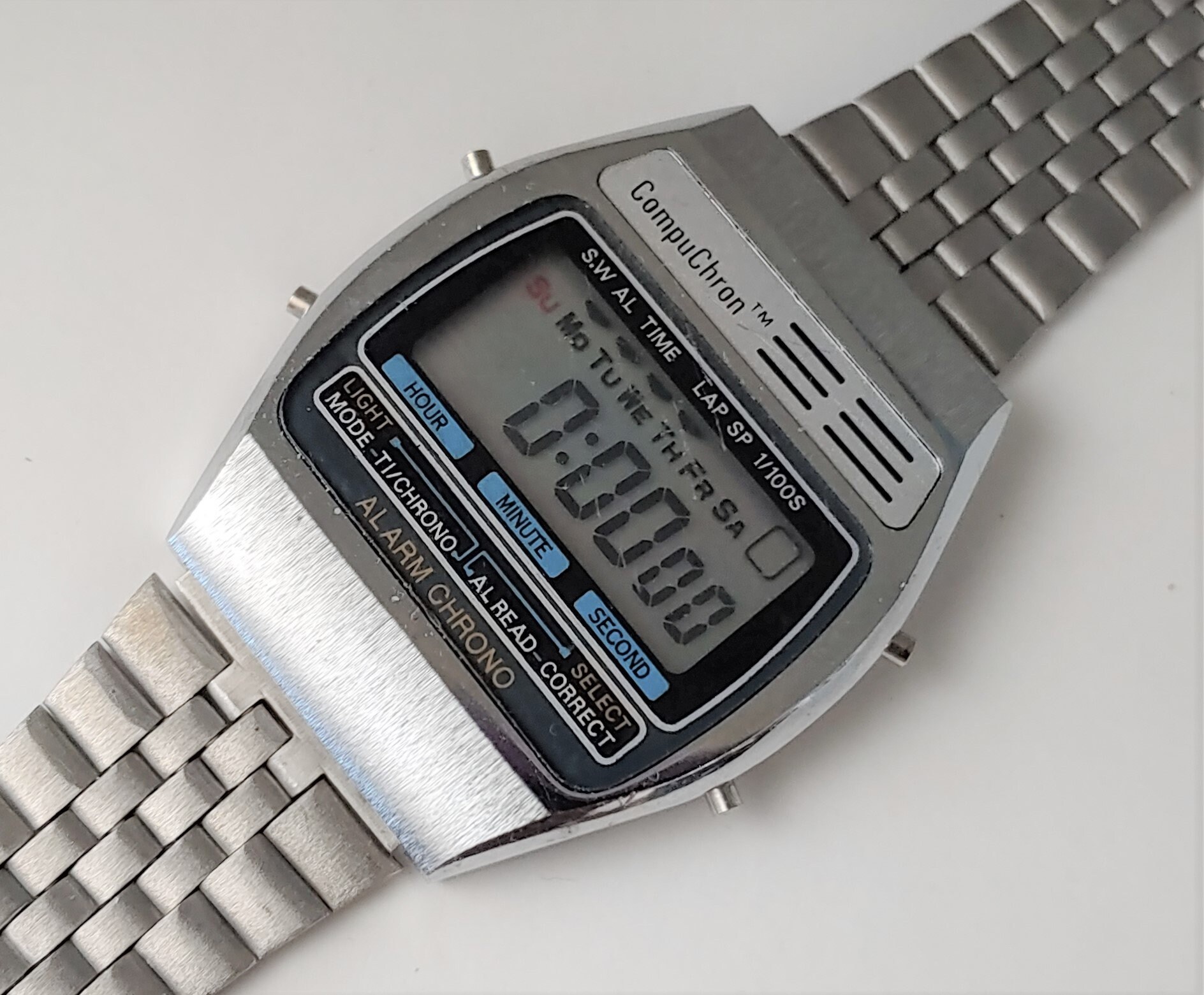Vintage COMPUCHRON ALARM CHRONO Men's Watch - New Old Stock - Etsy