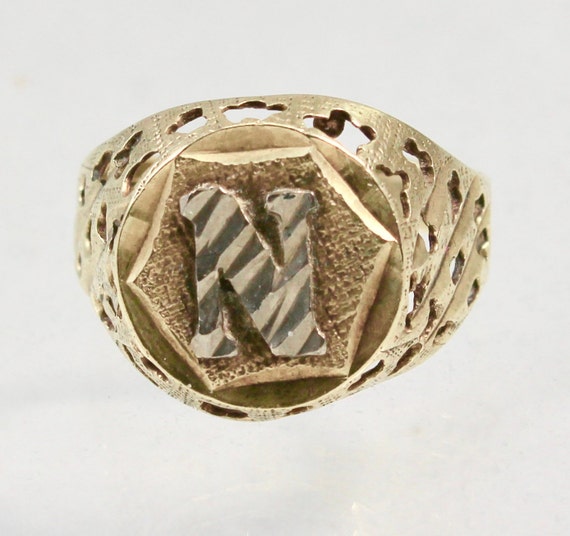 Vintage 10k gold Initial 