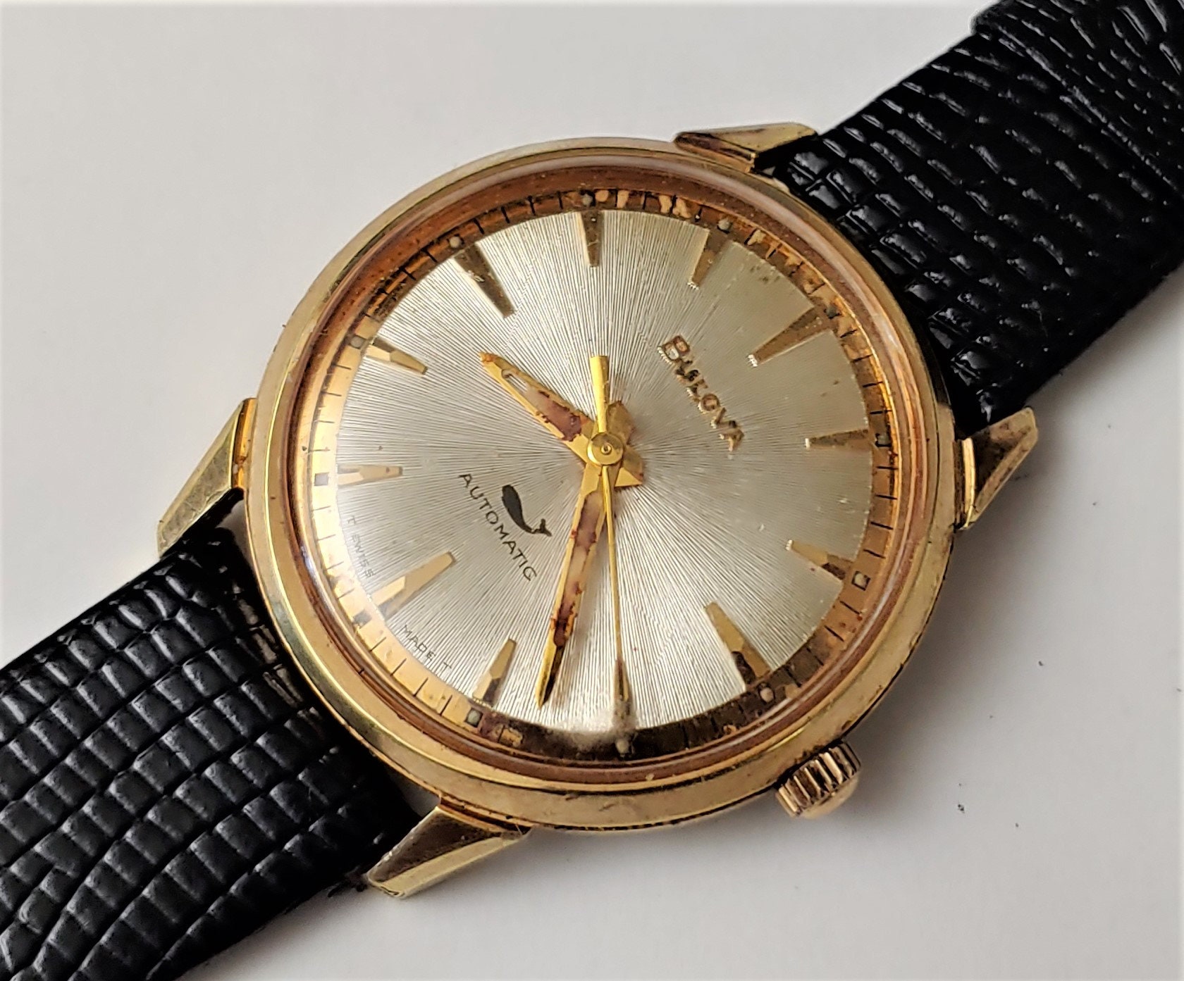 Vintage 1969 Bulova Automatic SEA KING Mens Watch Cal. 11BLAC Etsy