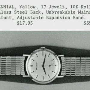 Vintage 1965 Bulova Centennial Mechanical Men's Watch - 11AL Movement image 10