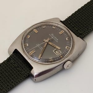 Vintage 1969 BULOVA OCEANOGRAPHER Automatic 333 FT Men&#39;s Watch- good Condition
