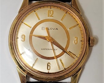 Vintage 1964 Bulova Sea King "AB" Manual Wind Men's watch