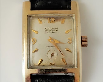 Vintage GRUEN Autowind 10k Good Filled Men&#39;s watch