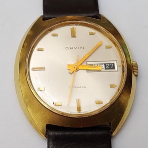 Vintage 1960's Orvin Sears Roebuck Manual wind Men's Watch all original