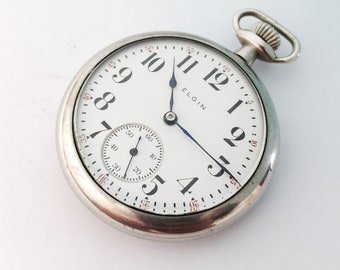 Antique 1915 Elgin Size 16s Pocket Watch