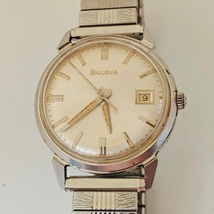 Vintage 1966 BULOVA Manual Wind Men&#39;s Watch