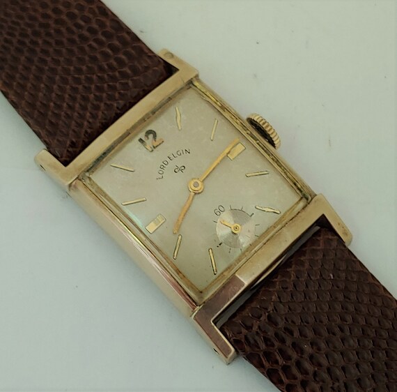 Vintage Lord Elgin Durapower Manual Wind Men's Watch Gem