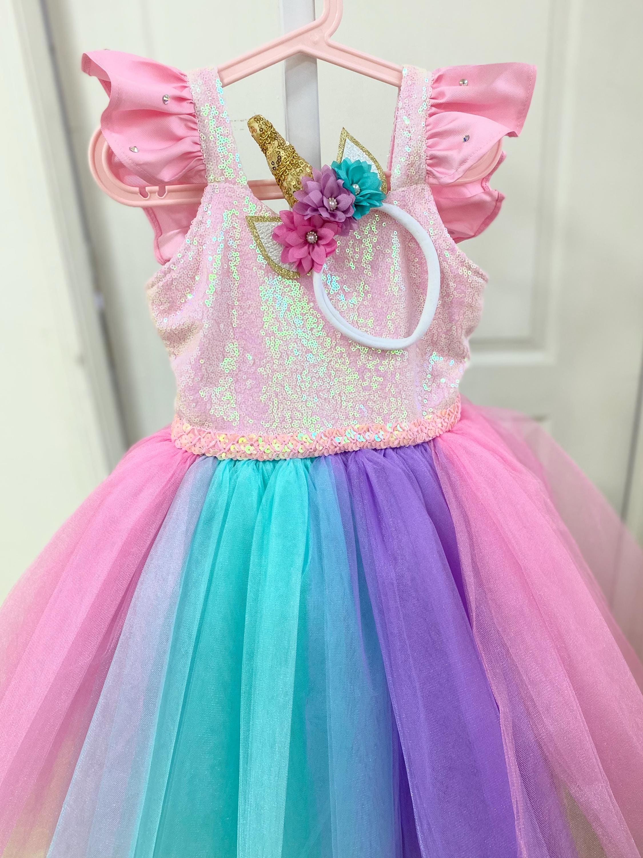 slim fit dress slacks Glitter Unicorn Navy Dress main image 1