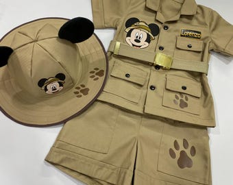 Mickey Safari Outfit – Personalized Birthday Party Costume