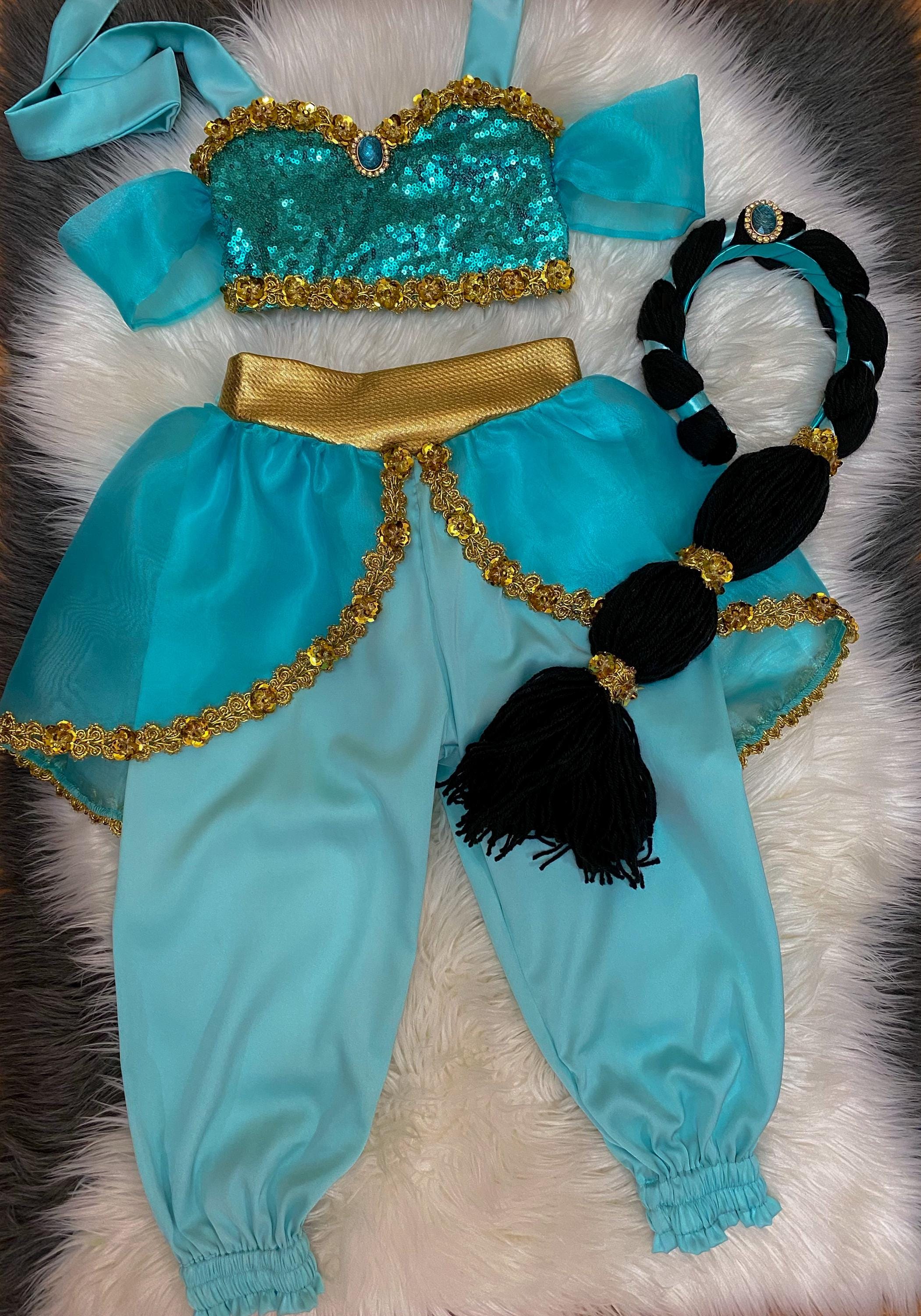arabian princess arabian nights women's light pink arabian genie dress Smiffys Costume and glittery Ladies Arabian Genie Aladdin Costume