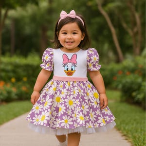 Stitch Kleid für Mädchen - Handgemachtes blaues Kleid, Disney-Geburtstags-Outfit, Kleinkind- und Kindergrößen