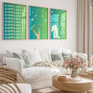 Kappa Delta Preppy Wall Art
