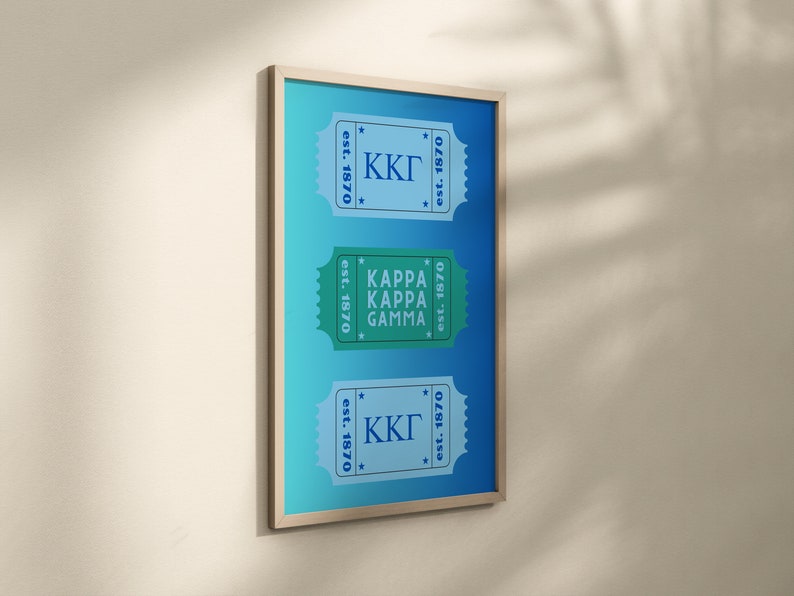 Kappa Kappa Gamma Preppy Prints image 5