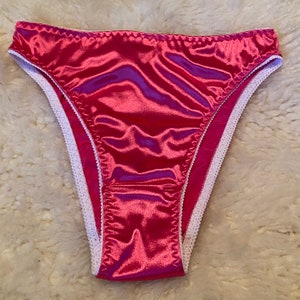 US Women Glossy Briefs Underwear Shiny Thongs Silk Satin Trunks Stretchy  Panties