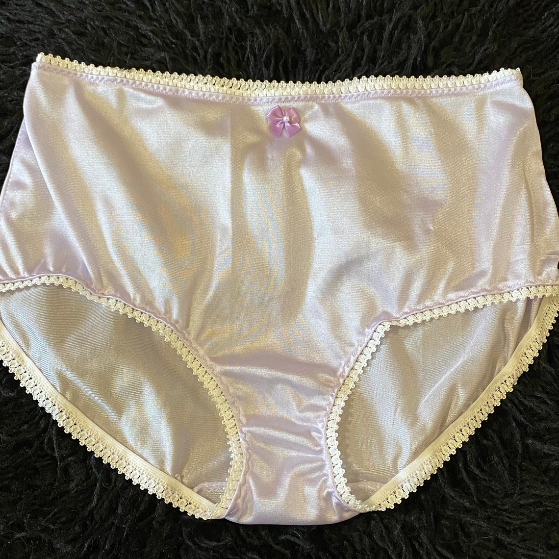 Vintage Style Nylon Tricot Granny Panties Unlined Crotch No Etsy