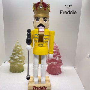 Hand Painted Nutcracker Queen Freddie Custom Made Christmas Decoration Figure