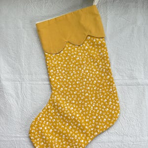 retro Christmas sock- Hand embroidered Personalized Handmade Christmas stocking Xmas decorations image 14