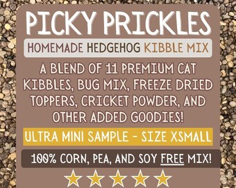 Picky Prickles Hedgehog Kibble Mix - ULTRA MINI SAMPLE