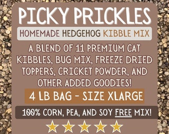 Picky Prickles Hedgehog Kibble Mix - 4 LB BAG