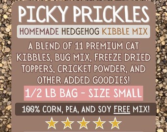 Picky Prickles Hedgehog Kibble Mix - 1/2 LB SAMPLE