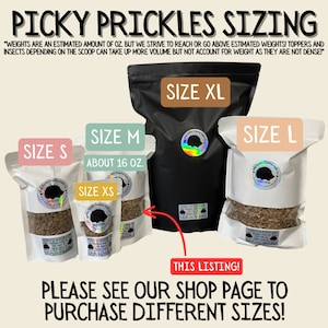 Picky Prickles Hedgehog Kibble Mix MEDIUM BAG About 16 oz. image 2