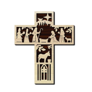 Geburtswunder des Hellsehers Jesus. Vektordatei für den Laserschnitt. Wandkunst. Deko Wand. SVG, cdr, dxf, Ai Dateiformat. christliche Wandkunst.