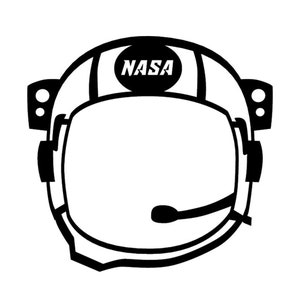 casco da astronauta file in formato SVG, cricut o tagliato al laser. casco da astronauta. Formato Dxf - SVG - Pdf - Cdr - Ai.