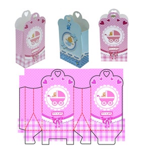 gift box cut template, SVG, Ai, PDF, cdr, dxf file format. Ready-to-cut customizable box template. Cricut file. Scalable drawing.