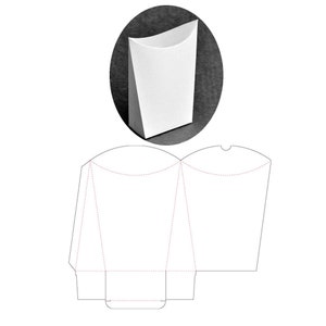 modello di taglio della confezione regalo, formato file SVG, Ai, PDF, cdr, dxf. Modello di scatola personalizzabile pronto da tagliare. File Cricut. Disegno scalabile.