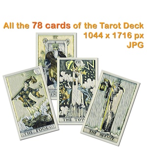 All the 78 cards of the Tarot Deck. ready to print tarot cards. The Major and Minor Arcana. The 56 Minor Arcana Cards. JPG format