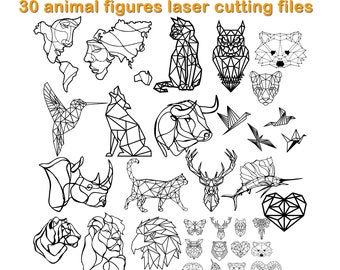 Download Geometric Animal Svg Etsy